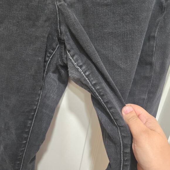 Lands’ End Black High Rise Skinny Jeans Size 8 Petite - Picture 4 of 12